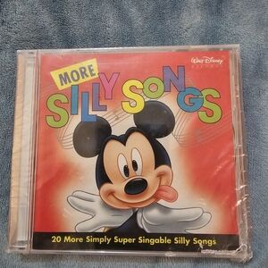 Disney More Silly Songs CD - Red and Blue 20 Songs Great For Kids Vintage 1998